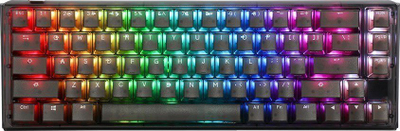 Tastierë gaming Ducky One 3 Aura Black SF, mekanike MX Silent Red, RGB LED, e zezë