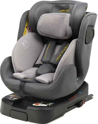 Авто седиште Summer Baby COMO, 40-150 cm, 360° ISOFIX i-Size, сиво