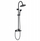 Set dushi Invena GRACJA Rain Shower Slim, bateri termostatike, 20cm, i zi