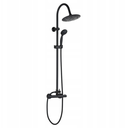 Set dushi Invena GRACJA Rain Shower Slim, bateri termostatike, 20cm, i zi