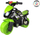 Motor balancues Teddies Balance Bike Motorcycle, për kalamaj 3+, 20kg, jeshil me të zi