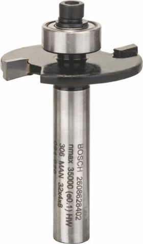 Freza Bosch Standard for Wood, për me rrumbullaku skajet, 32mm, bosht 8mm