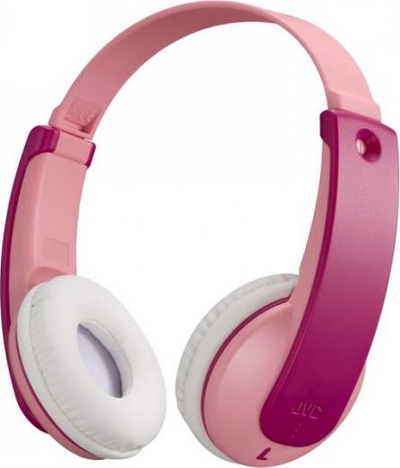 Kufje për kalamaj JVC HAKD10W Tiny Phones, Bluetooth, pa tela, rozë