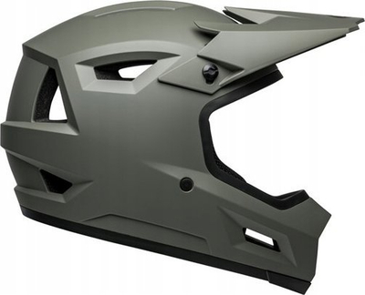 Helmetë biçiklete Bell Sanction 2 Full Face, për downhill e BMX, masa M, gri e errët