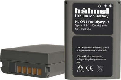 Bateri për kamerë Hahnel Olympus HL-ON1, 1220mAh, e hirtë