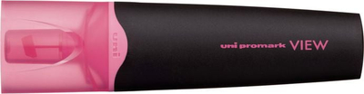 Текстуален маркер Uni Mitsubishi Pencil USP-200, врв текстмаркер, розов