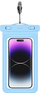 Qese ujirezistente për telefon Usams YD011, deri 7", IPX8, blu
