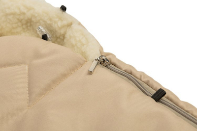 Qese gjumi për karrocë Sensillo Wool, universale, 95x40 cm, cappuccino