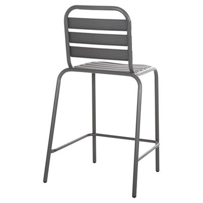 Stol bari Laura mesatare 58,5×58×104 Hcm (HM6065.01), gri