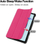 Mbulesë tablet iLike Galaxy Tab A9 8.7, Tri-Fold, Eco Leather, coral pink