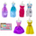 Set lodër Anlily Collection Fashion, 17 pjesë, fustane dhe aksesorë, shumëngjyrësh
