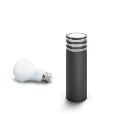 Llambë e jashtme Philips Lucca, 230V, 1x9.5W E27, antracit
