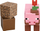 Figurë loje Educa Borras Minecraft, 8 cm, me nyje që lëvizin, shumëngjyrëshe