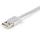 Kabllo karikimi StarTech 3 në 1, USB A në Micro USB USB C Lightning, 1m, ngjyrë argjendtë