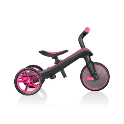 Tricikletë 4 në 1 Globber Explorer Trike, me çadër, Fuchsia