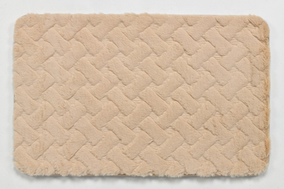 Тепих за бања Domoletti MA0120N4, 50x80cm, противлизгачки, крем боја