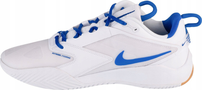Atlete volejbolli Nike Air Zoom Hyperace 3, për sallë, me rrjetë, të bardha me blu