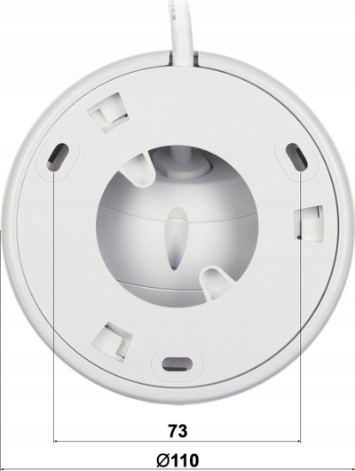 Kamerë IP Hikvision DS-2CD1363G2-LIUF/SL, 6MP, lente 2.8mm, e bardhë