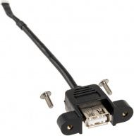 Kabllo USB Impactics D7NU, USB 2.0, 100mm, e zezë