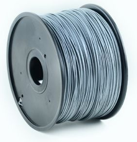 Gembird ABS Филамент, Сребрен, 1.75 mm, 1 kg