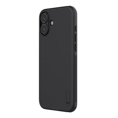 Maskë telefoni Nillkin Shield për iPhone 16 Plus, plastike, e hollë, e zezë