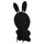 Pasqyrë dysheme për fëmijë Bunny 80x162Hcm (HM4489.01), rozë/ bardhë/ zezë