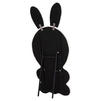 Pasqyrë dysheme për fëmijë Bunny 80x162Hcm (HM4489.01), rozë/ bardhë/ zezë