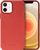 Këllëf telefoni Crong Essential Cover, për iPhone 12 12 Pro, lëkurë eco, i kuq