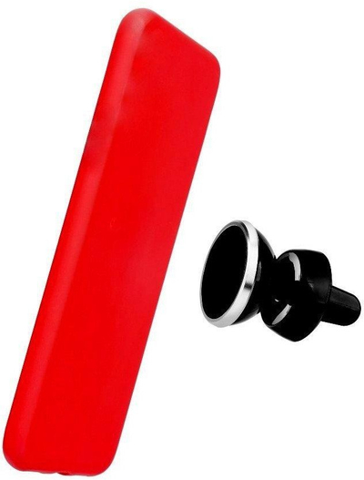 Kapak telefoni Mocco Soft Magnet Silicone për Samsung Galaxy A70, me magnet të futur, i kuq