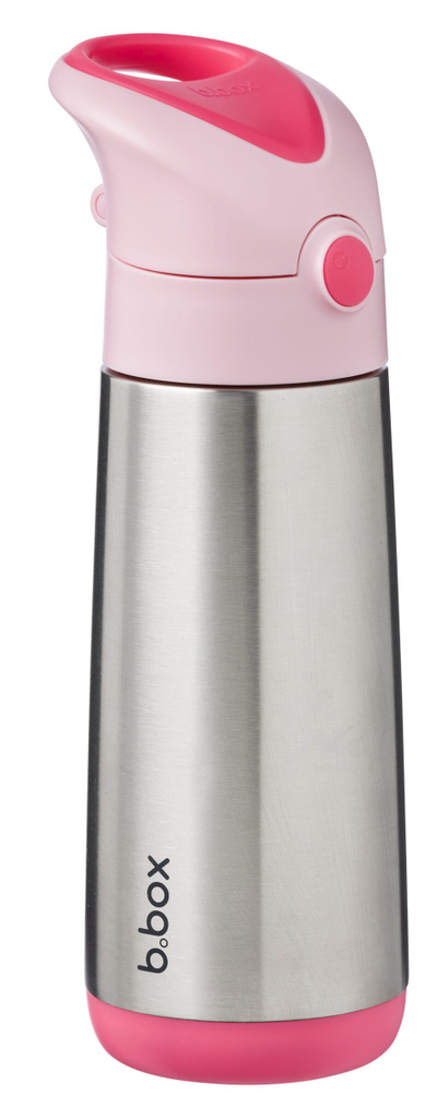 Termos b.box Flamingo Fizz, 500ml, çelik inox, rozë