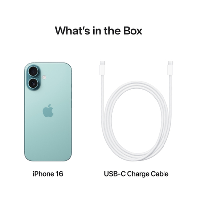 Apple iPhone 16, 128GB, Teal