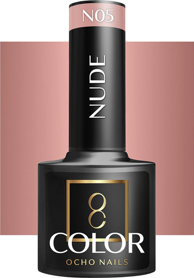 Llak gjeli hibrid Activeshop OCHO NAILS N05, 5 g, nude