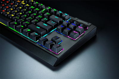 Tastierë Razer BlackWidow V4 Tenkeyless HyperSpeed, mekanike Orange Switch, wireless, US layout, e zezë