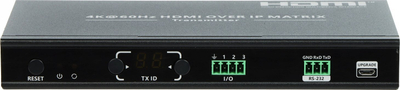Transmetues HDMI Extender HDMI EX122E TX, për sinjal në distanca t’gjata, i zi