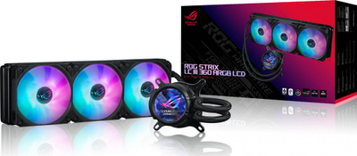 Ftohës Asus ROG Strix LC III 360 ARGB LCD (90RC00W1-M0UAY0), i zi