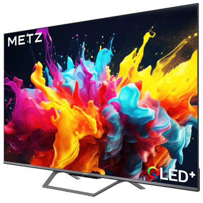 TV Metz Flat Screen 65MQE7600Z, 65\", ekran i sheshtë, i zi
