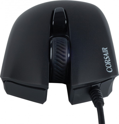 Гејминг глушец Corsair HARPOON RGB PRO, со кабел, оптички, црн