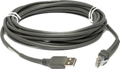 Kabllo USB Zebra CBL, lidhje seriale A, 4.5m, gri