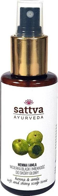 Scrub për skalpin Sattva Henna Amla, shkëlqim edhe butësi, 100 ml