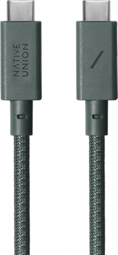 Kabllo USB Native Union Anchor, USB C në USB C, 3 m, 240W, jeshile