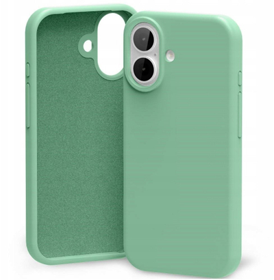 Mbulesë silikoni Mercury për iPhone 17, shumë e hollë, jeshile
