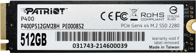Disk Patriot P400, M.2 - 1TB