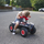 Makinë lodër ride on BIG Bobby Quad Racing, për kalamaj 3+, plastike, e kuqe