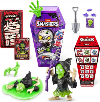 Lodër Smashers Horror House Coffin, Dinozombie surprizë, shumëngjyrëshe