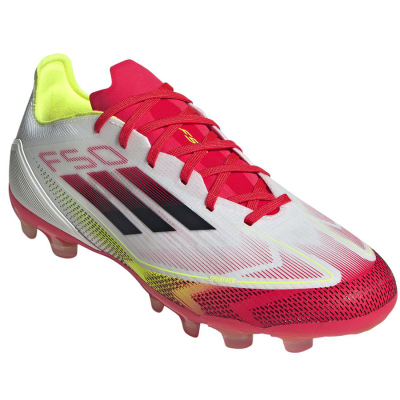 Фудбалски копачки Adidas F50 Pro MG, за мажи, за природна и вештачка трева, бели