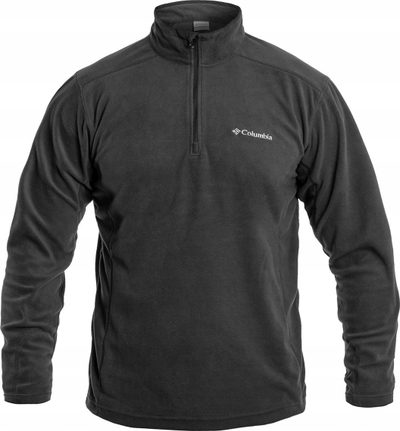 Bluzë polar Columbia Klamath Range II Half Zip M, material poliester, me jakë të lartë, e zezë