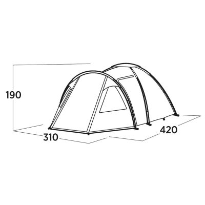 Çafer kampingu Easy Camp Huntsville, tunel familjar, dhomë ndenjeje, jeshile ulliri