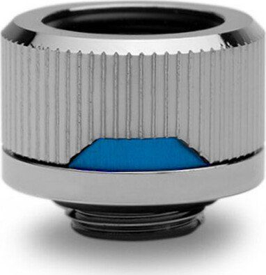 Fiting uji EKWB EK-Quantum Torque HDC 16mm, G1/4", për tub të fortë, krom argjendi