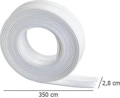 Shirit ngjitës waterproof Wenko, 350 x 2.8 cm, polietileni, i bardhë