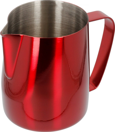 Ibrik qumështi Barista Space, 600 ml, çelik inox, i kuq